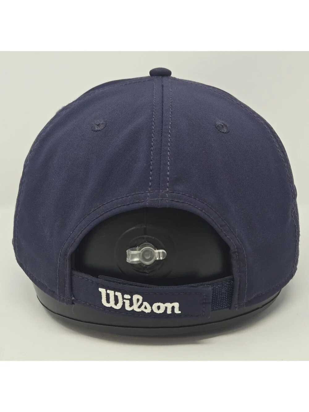 Wilson Staff Golf Hat Cap Navy Blue Adjustable Hook & Loop Performance